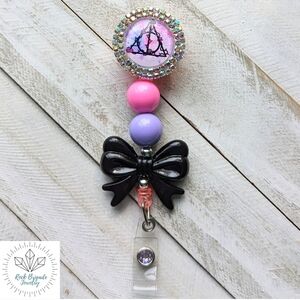 Harry Potter Deathly Hallows Retractable Badge Reel ID Holder